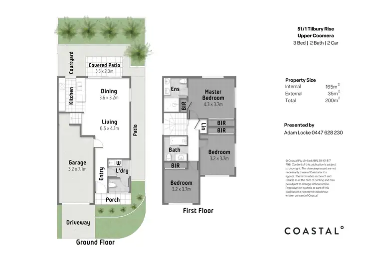 Floorplan of Homely townhouse listing, 51/1 Tilbury Rise, Upper Coomera QLD 4209