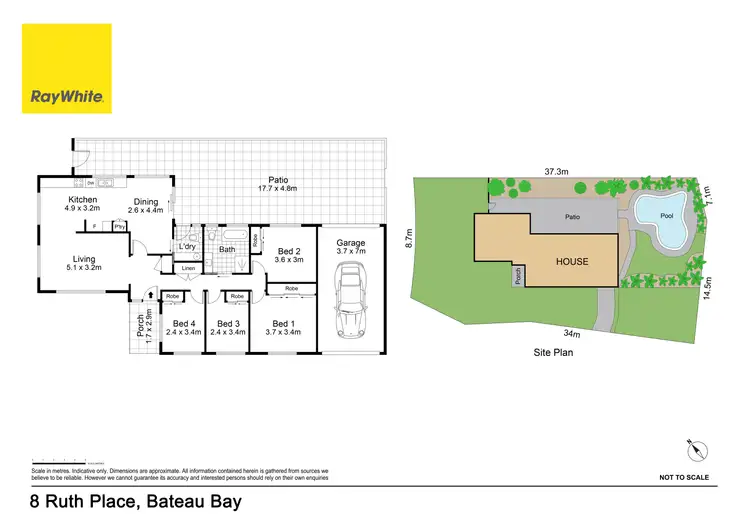 Floorplan of Homely house listing, 8 Ruth Place, Bateau Bay NSW 2261