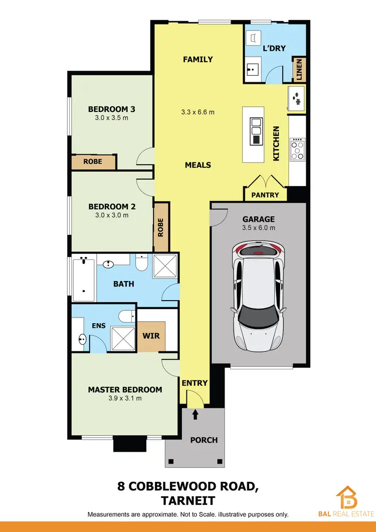 Floorplan of Homely house listing, 8 Cobblewood Road, Tarneit VIC 3029