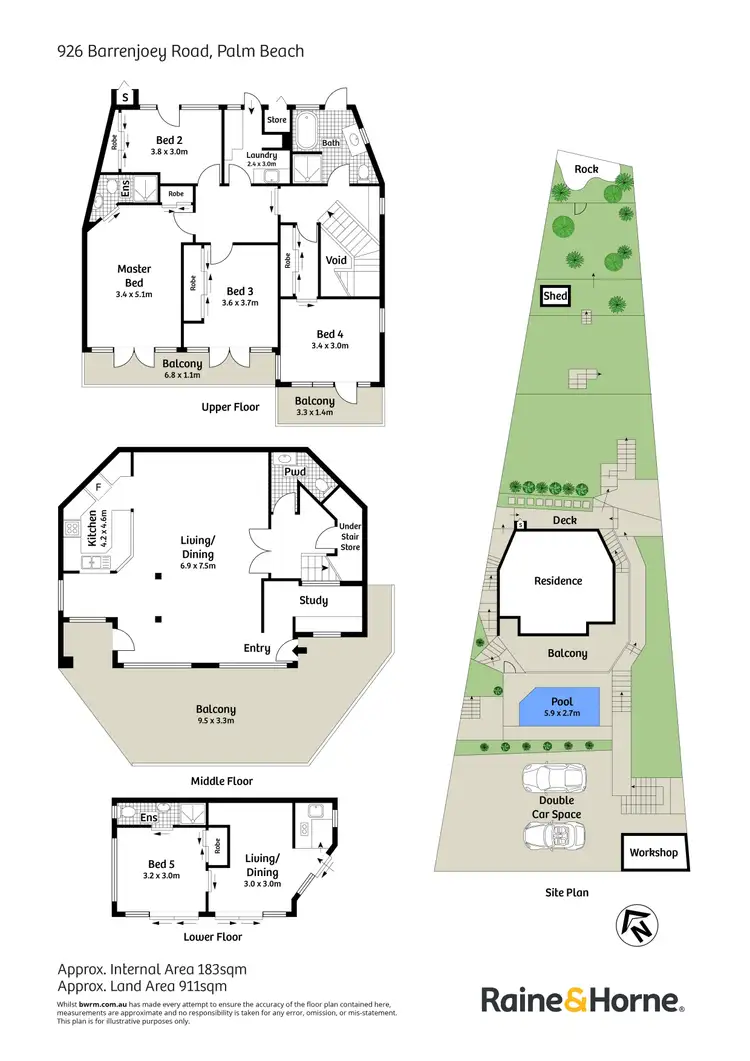 Floorplan of Homely house listing, 926 Barrenjoey Road, Palm Beach NSW 2108