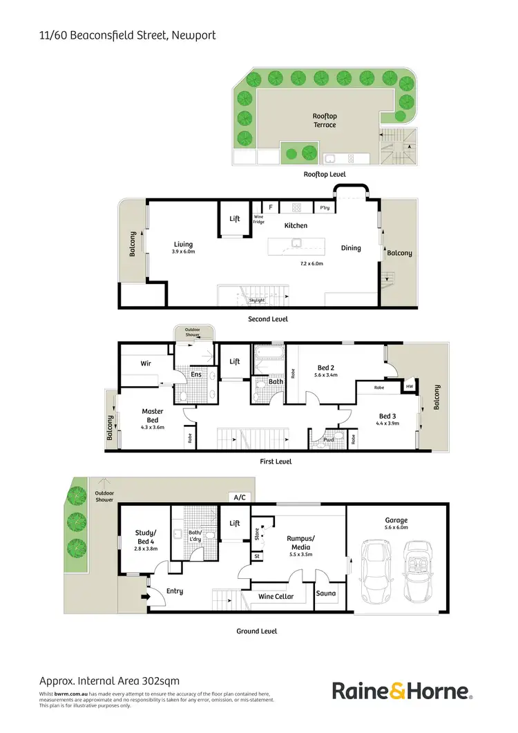 Floorplan of Homely townhouse listing, 11/60 Beaconsfield Street, Newport NSW 2106