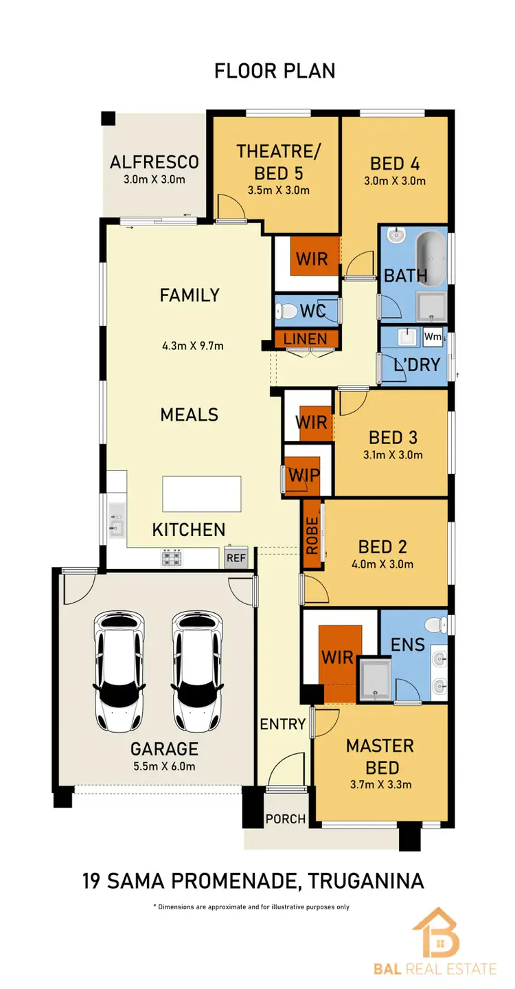 Floorplan of Homely house listing, 19 Sama Promenade, Truganina VIC 3029