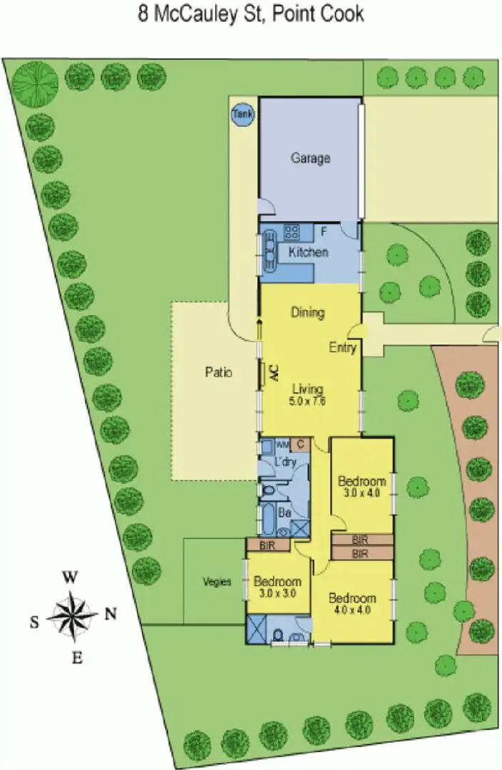 Floorplan of Homely house listing, 8 Mccauley Street, Point Cook VIC 3030