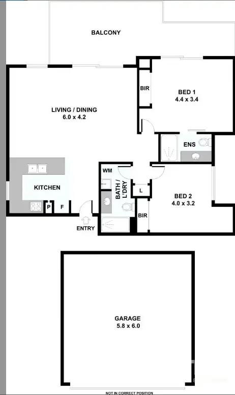 Floorplan of Homely unit listing, 1/19 Grasspan Road, Zillmere QLD 4034