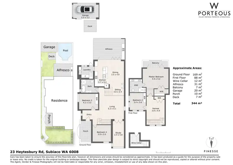 Floorplan of Homely house listing, 23 Heytesbury Road, Subiaco WA 6008