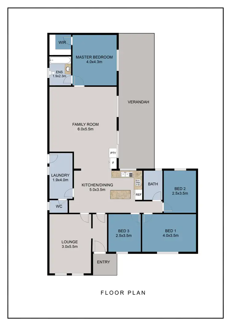 Floorplan of Homely house listing, 6 Charles Street, Byford WA 6122