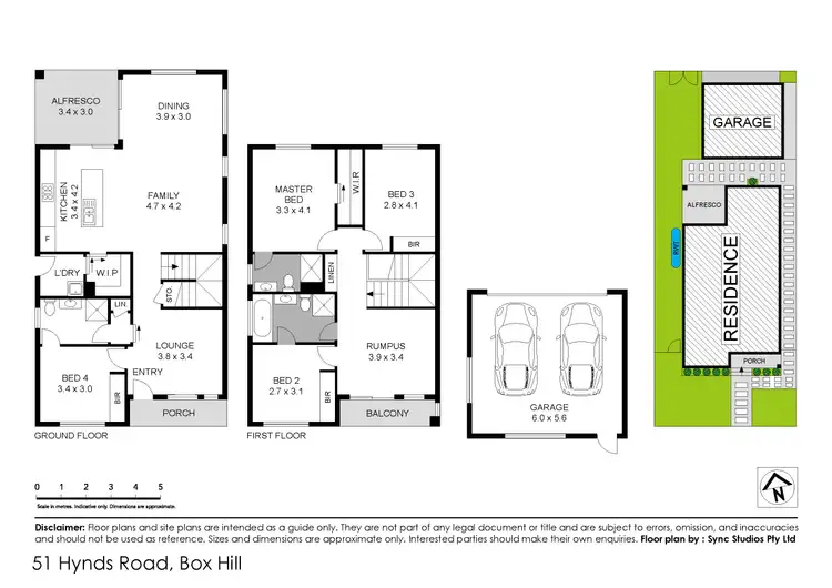 Floorplan of Homely house listing, 51 Hynds Road, Box Hill NSW 2765