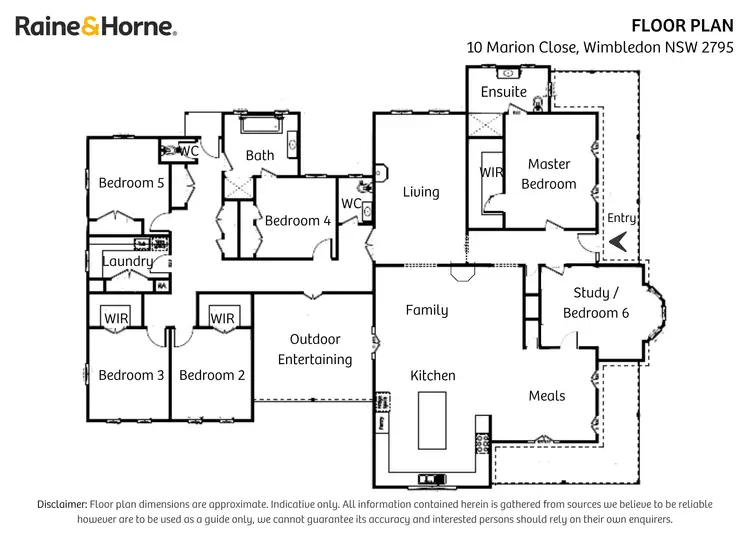 Floorplan of Homely house listing, 10 Marion Close, Wimbledon NSW 2795