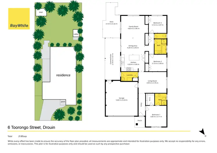Floorplan of Homely house listing, 6 Toorongo Street, Drouin VIC 3818