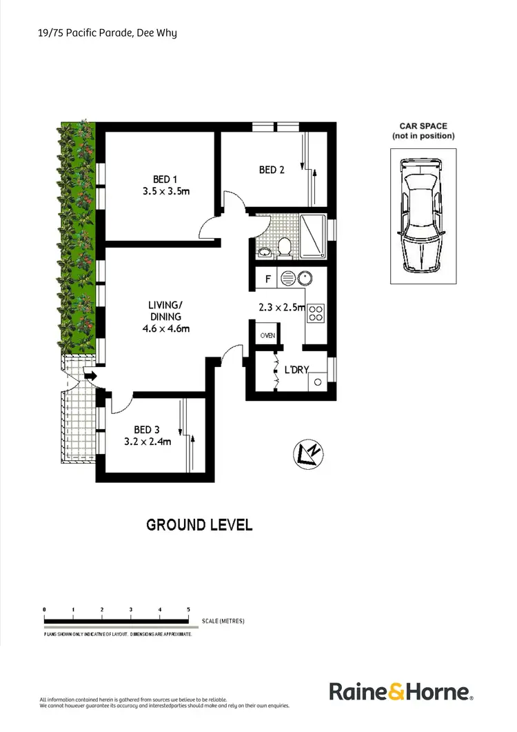 Floorplan of Homely apartment listing, 19/75 Pacific Parade, Dee Why NSW 2099