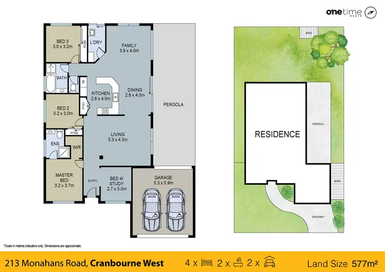 Floorplan of Homely house listing, 213 Monahans Road, Cranbourne West VIC 3977