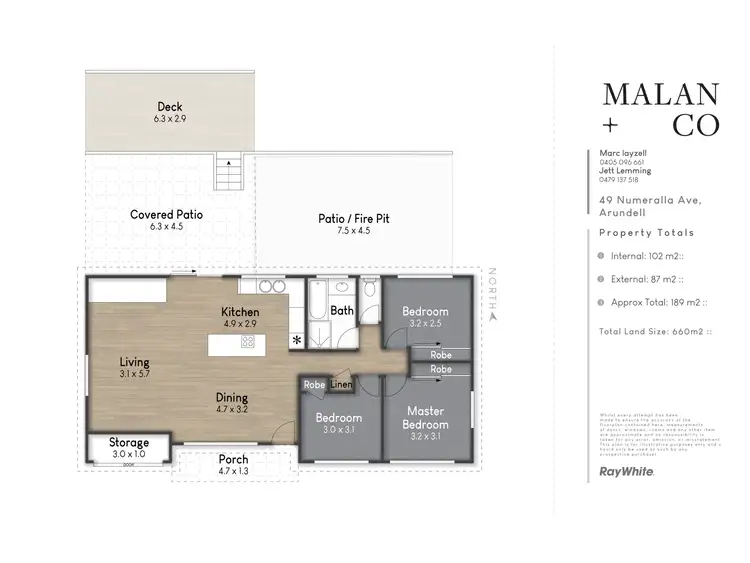 Floorplan of Homely house listing, 49 Numeralla Avenue, Ashmore QLD 4214
