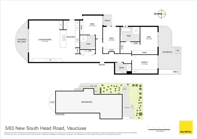 Floorplan of Homely apartment listing, 3/63 New South Head Road, Vaucluse NSW 2030