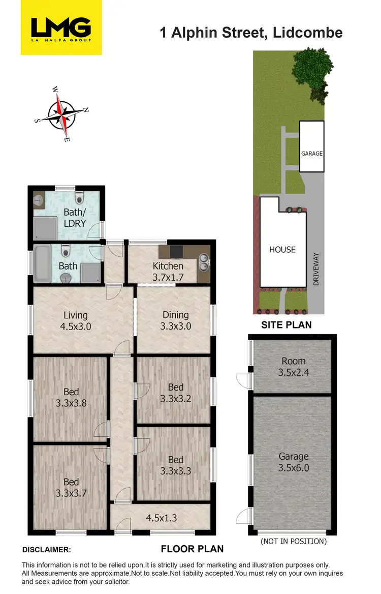 Floorplan of Homely house listing, 1 Alphin Street, Lidcombe NSW 2141