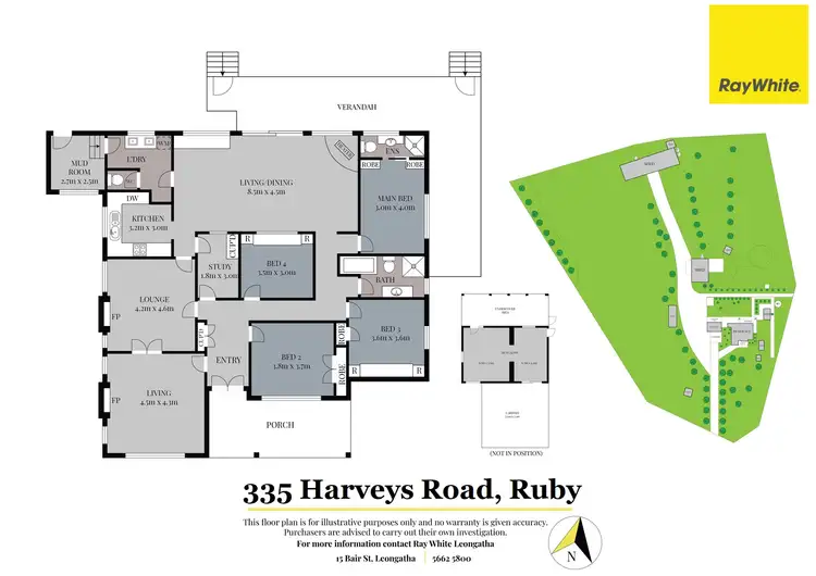 Floorplan of Homely rural property listing, 335 Harveys Road, Ruby VIC 3953