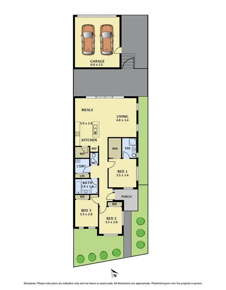 Floorplan of Homely house listing, 8 Brookfield Boulevard, Craigieburn VIC 3064