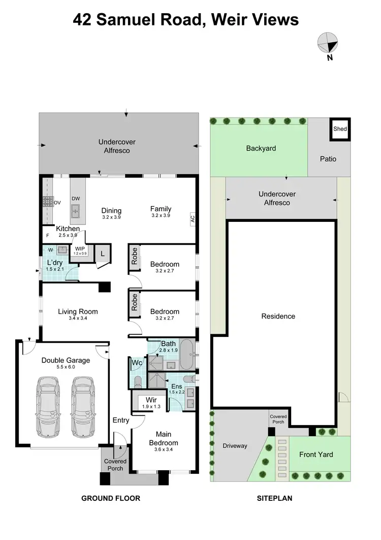 Floorplan of Homely other listing, 42 Samuel Road, Weir Views VIC 3338