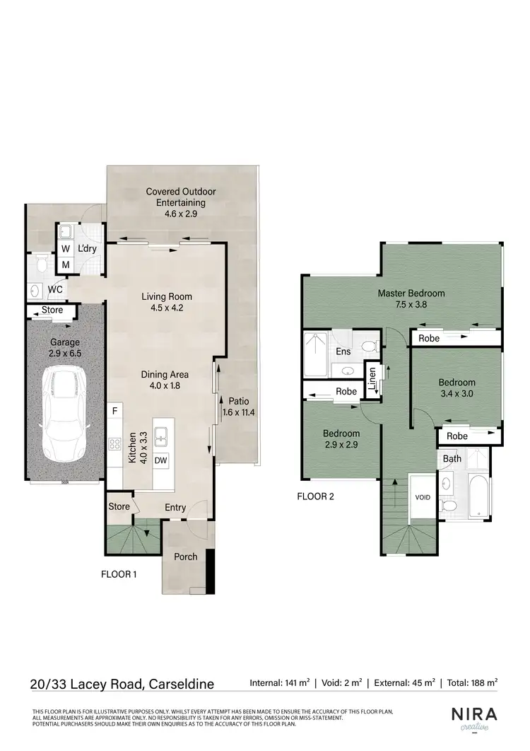 Floorplan of Homely townhouse listing, 20/33 Lacey road, Carseldine QLD 4034