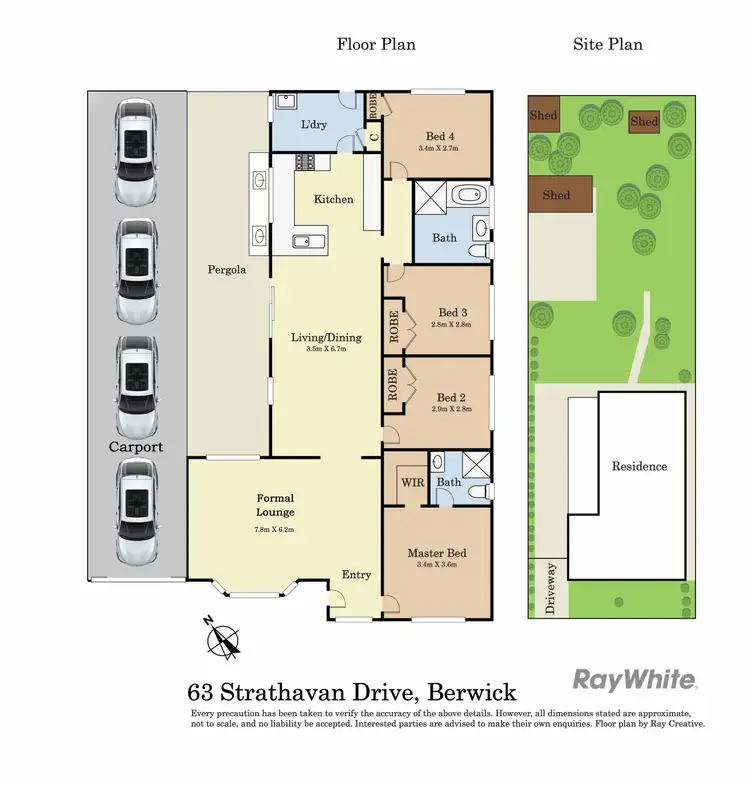 Floorplan of Homely house listing, 63 Strathavan Drive, Berwick VIC 3806