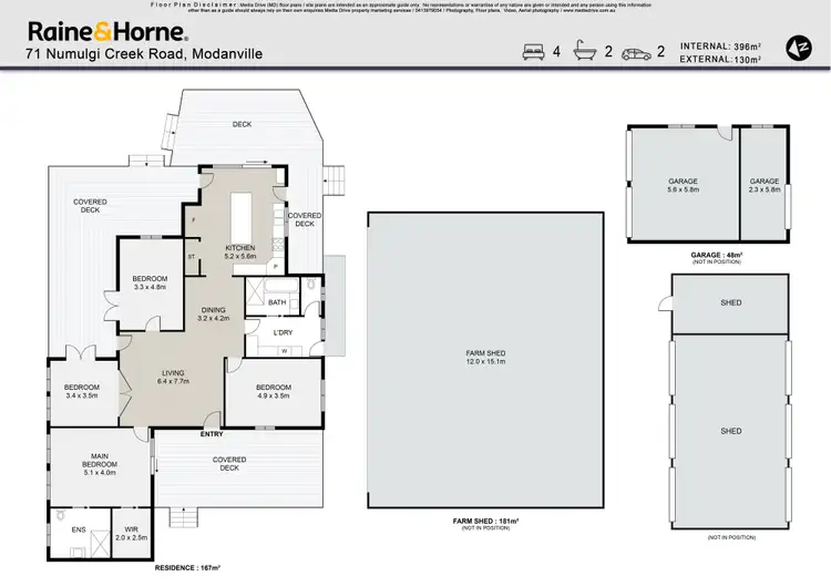 Floorplan of Homely house listing, 71 Numulgi Creek Road, Modanville NSW 2480