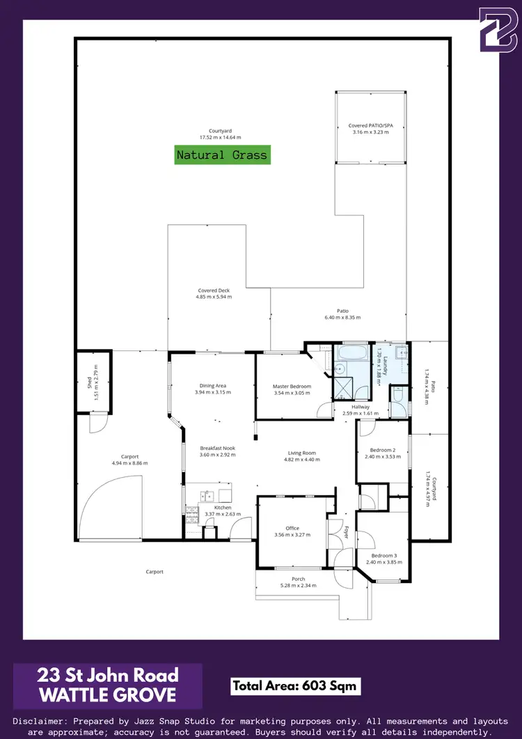 Floorplan of Homely house listing, 23 St John Road, Wattle Grove WA 6107
