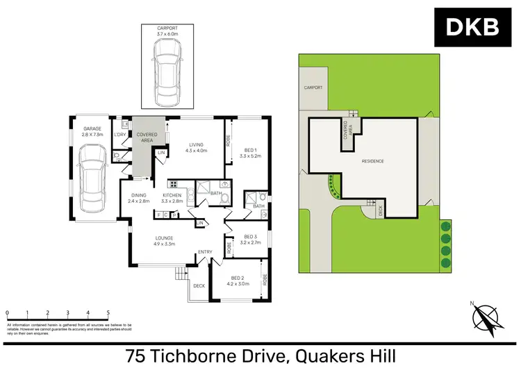 Floorplan of Homely house listing, 75 Tichborne Drive, Quakers Hill NSW 2763