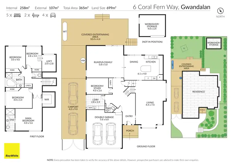 Floorplan of Homely house listing, 6 Coral Fern Way, Gwandalan NSW 2259