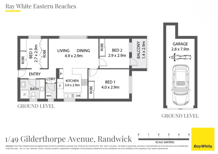 Floorplan of Homely apartment listing, 1/49 Gilderthorpe Avenue, Randwick NSW 2031
