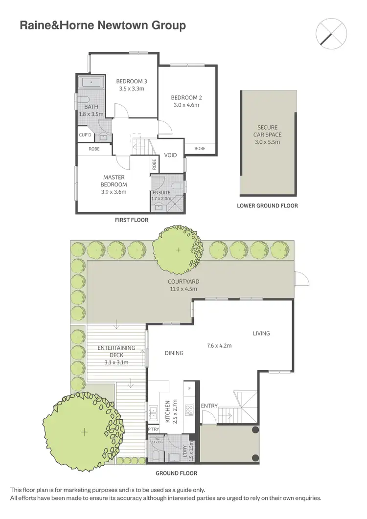 Floorplan of Homely townhouse listing, 6/159-161 Perouse Road, Randwick NSW 2031