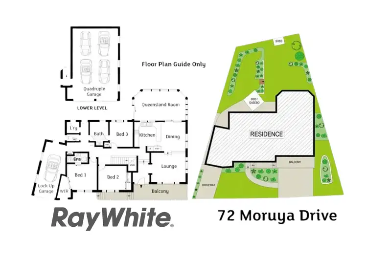 Floorplan of Homely house listing, 72 Moruya Drive, Port Macquarie NSW 2444