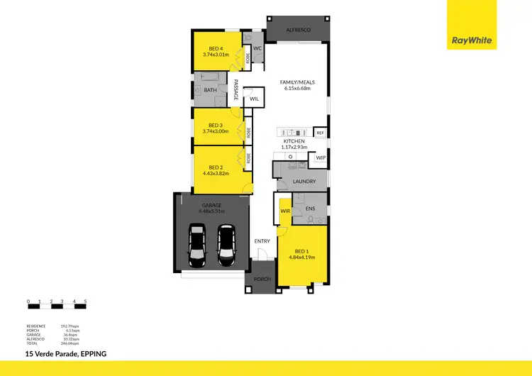 Floorplan of Homely house listing, 15 Verde Parade, Epping VIC 3076