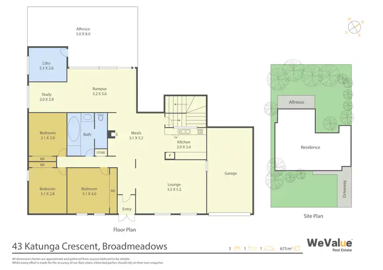 Floorplan of Homely house listing, 43 Katunga Crescent, Broadmeadows VIC 3047