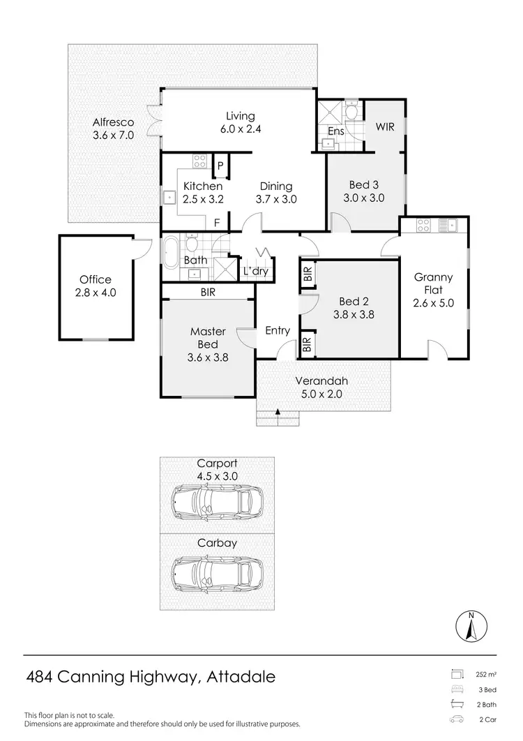 Floorplan of Homely house listing, 484 Canning Highway, Attadale WA 6156