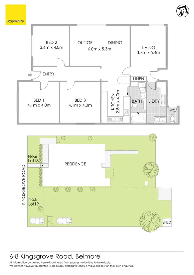 Floorplan of Homely house listing, 6-8 Kingsgrove Road, Belmore NSW 2192