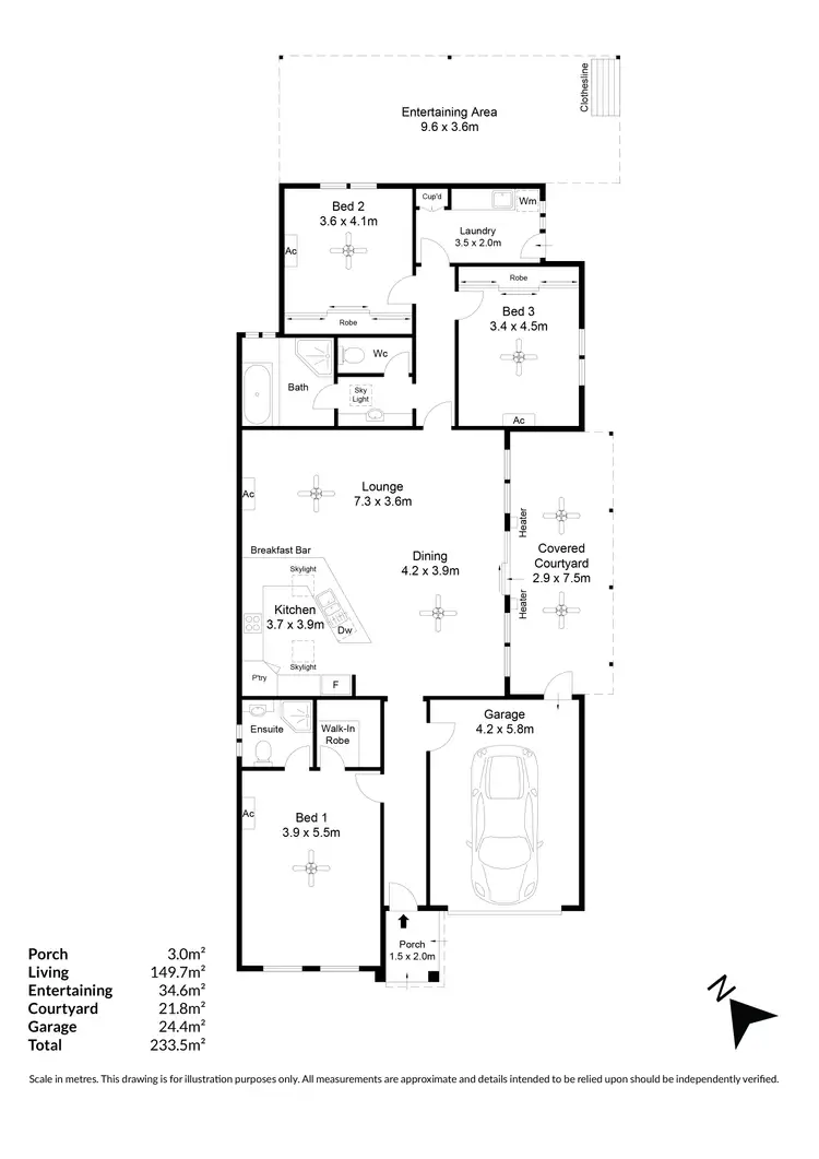 Floorplan of Homely house listing, 10 Wentworth Place, Brompton SA 5007