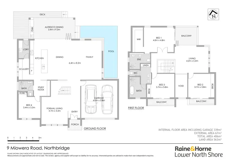 Floorplan of Homely house listing, 9 Miowera Road, Northbridge NSW 2063