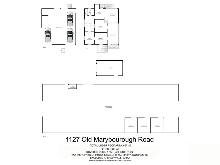 Floorplan of Homely rural property listing, 1127 Old Maryborough Road, Corella QLD 4570