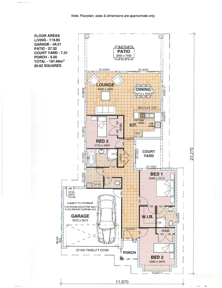 Floorplan of Homely house listing, 33 Birdwing Street, Craiglie QLD 4877