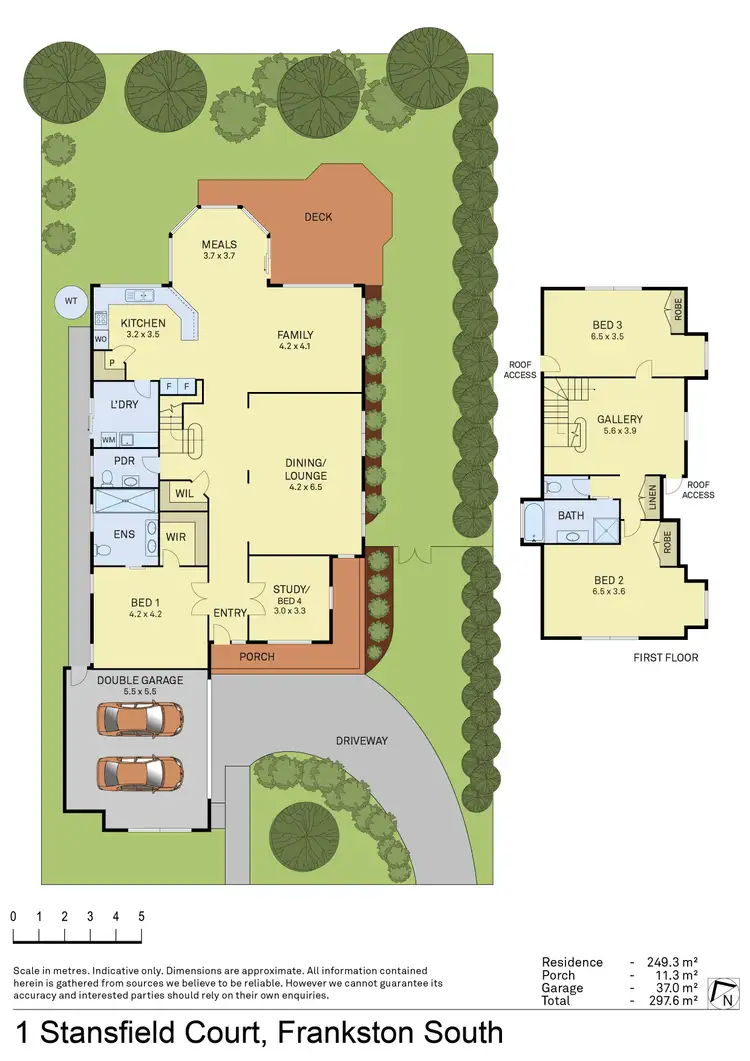 Floorplan of Homely house listing, 1 Stansfield Court, Frankston South VIC 3199