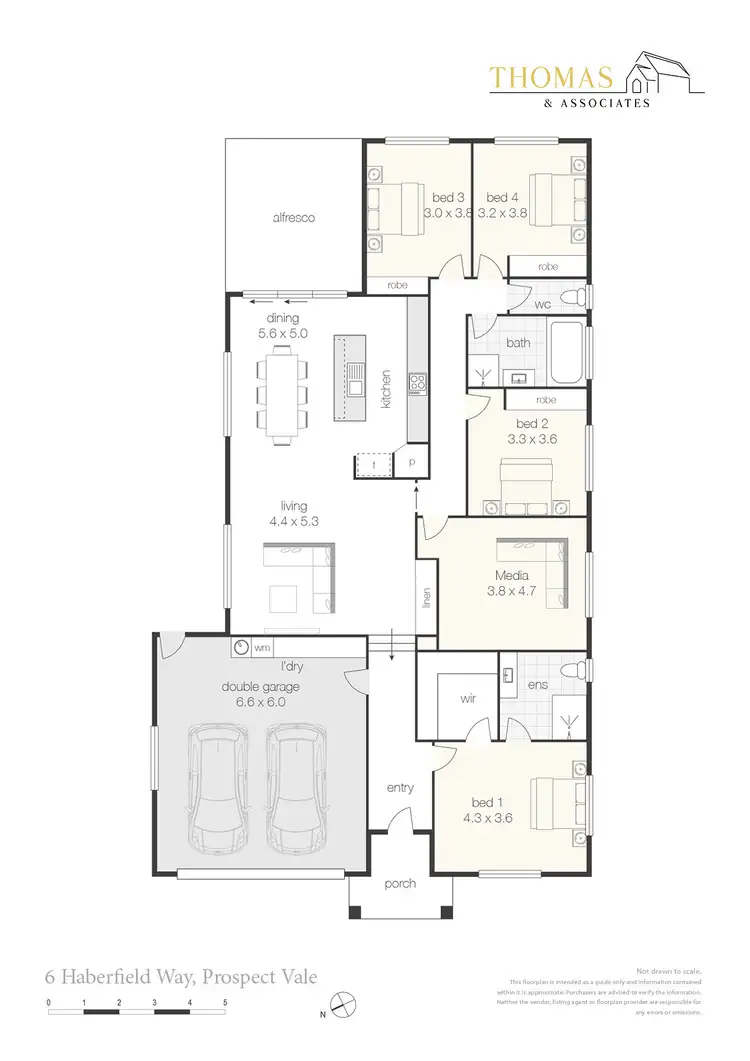 Floorplan of Homely house listing, 6 Haberfield Way, Prospect Vale TAS 7250