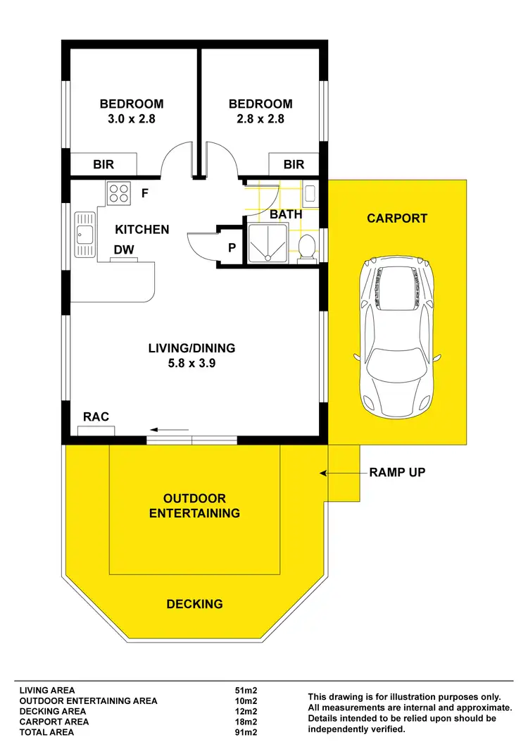 Floorplan of Homely unit listing, 3/209 Esplanade, Aldinga Beach SA 5173