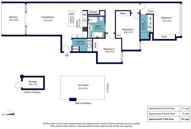 Floorplan of Homely apartment listing, 802/6 Zetland Avenue, Zetland NSW 2017