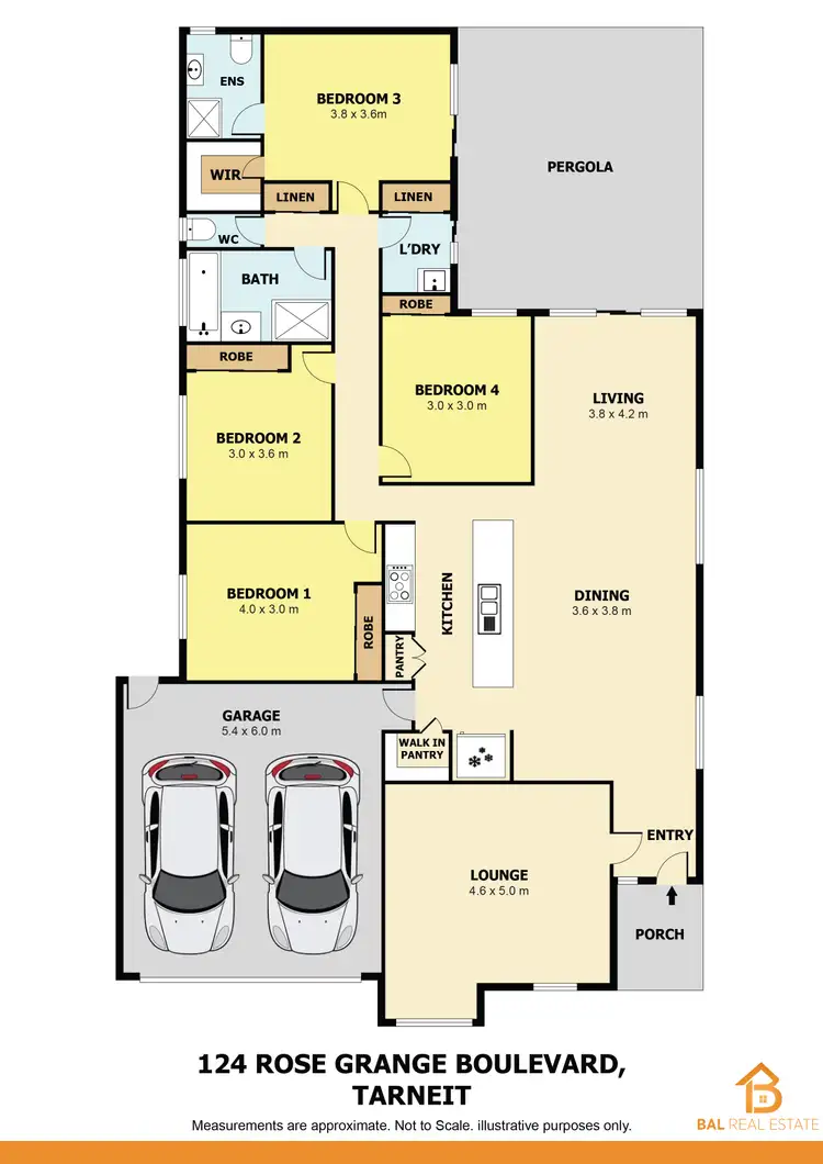 Floorplan of Homely house listing, 124 Rose Grange Boulevard, Tarneit VIC 3029