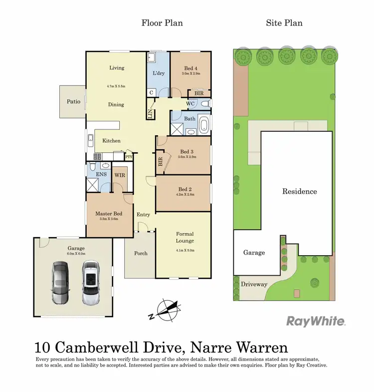 Floorplan of Homely house listing, 10 Camberwell Drive, Narre Warren VIC 3805
