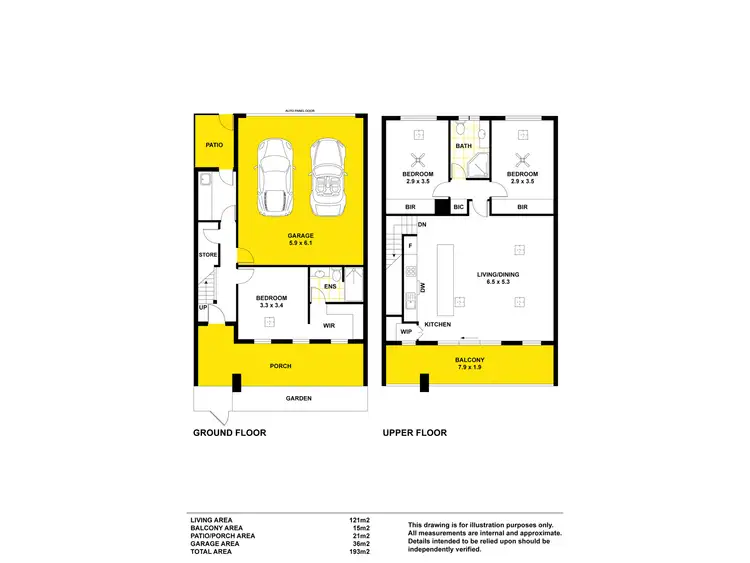 Floorplan of Homely house listing, 6 Ivory Lane, Seaford Meadows SA 5169