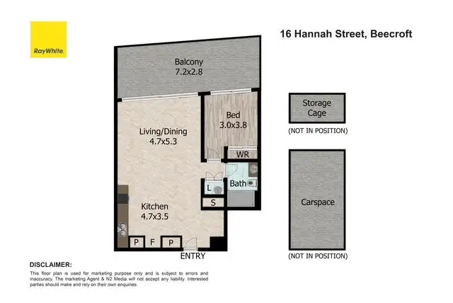 Floorplan of Homely apartment listing, 4306/18 Hannah Street, Beecroft NSW 2119