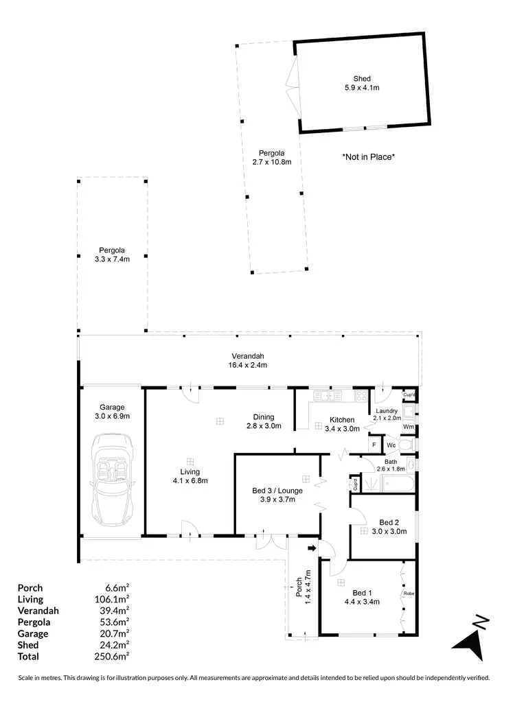 Floorplan of Homely house listing, 10 Fox Avenue, Klemzig SA 5087
