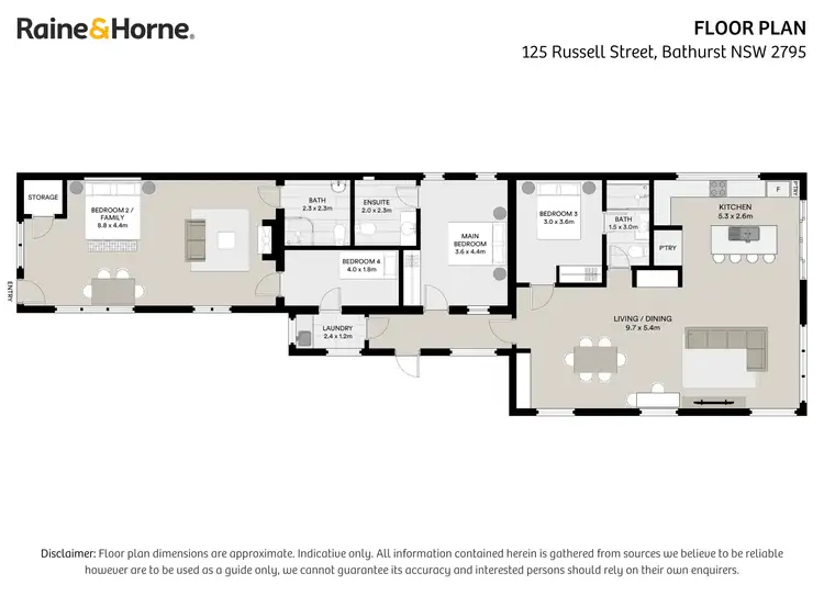 Floorplan of Homely house listing, 125 Russell Street, Bathurst NSW 2795