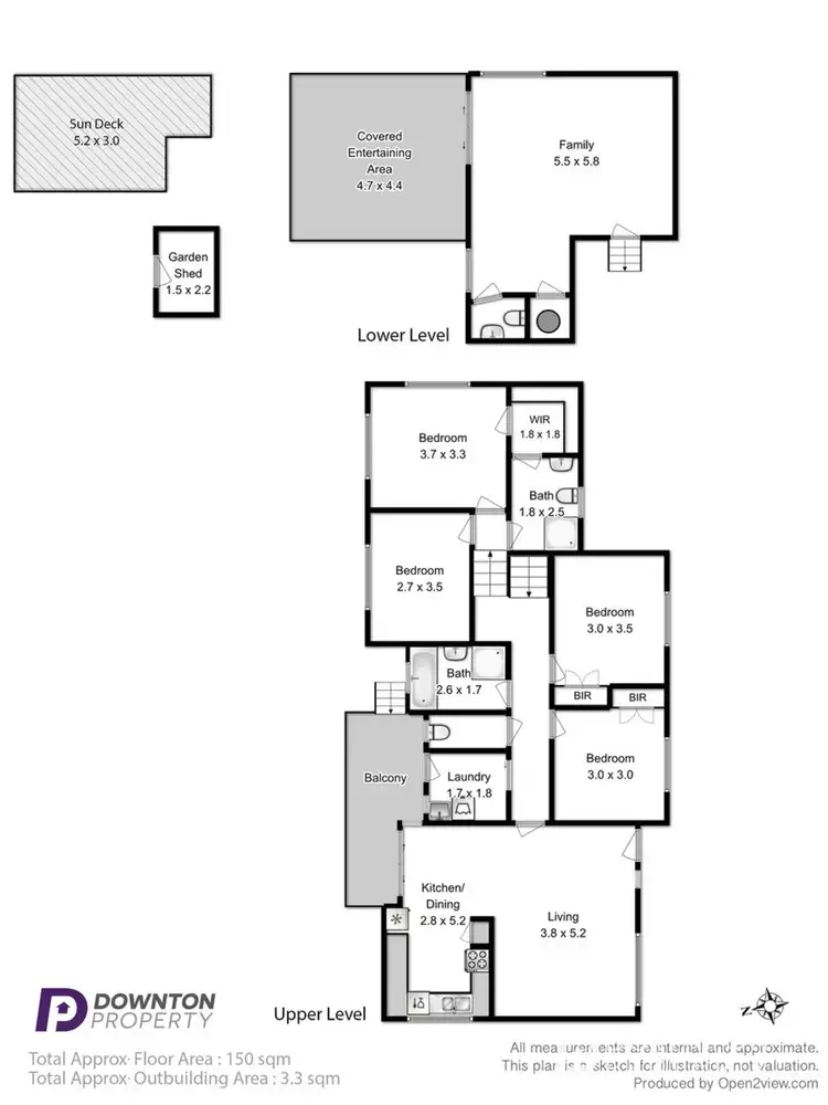 Floorplan of Homely house listing, 74 Henley Street, Lindisfarne TAS 7015