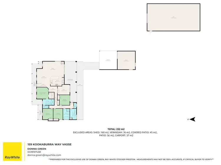 Floorplan of Homely house listing, 159 Kookaburra Way, Vasse WA 6280